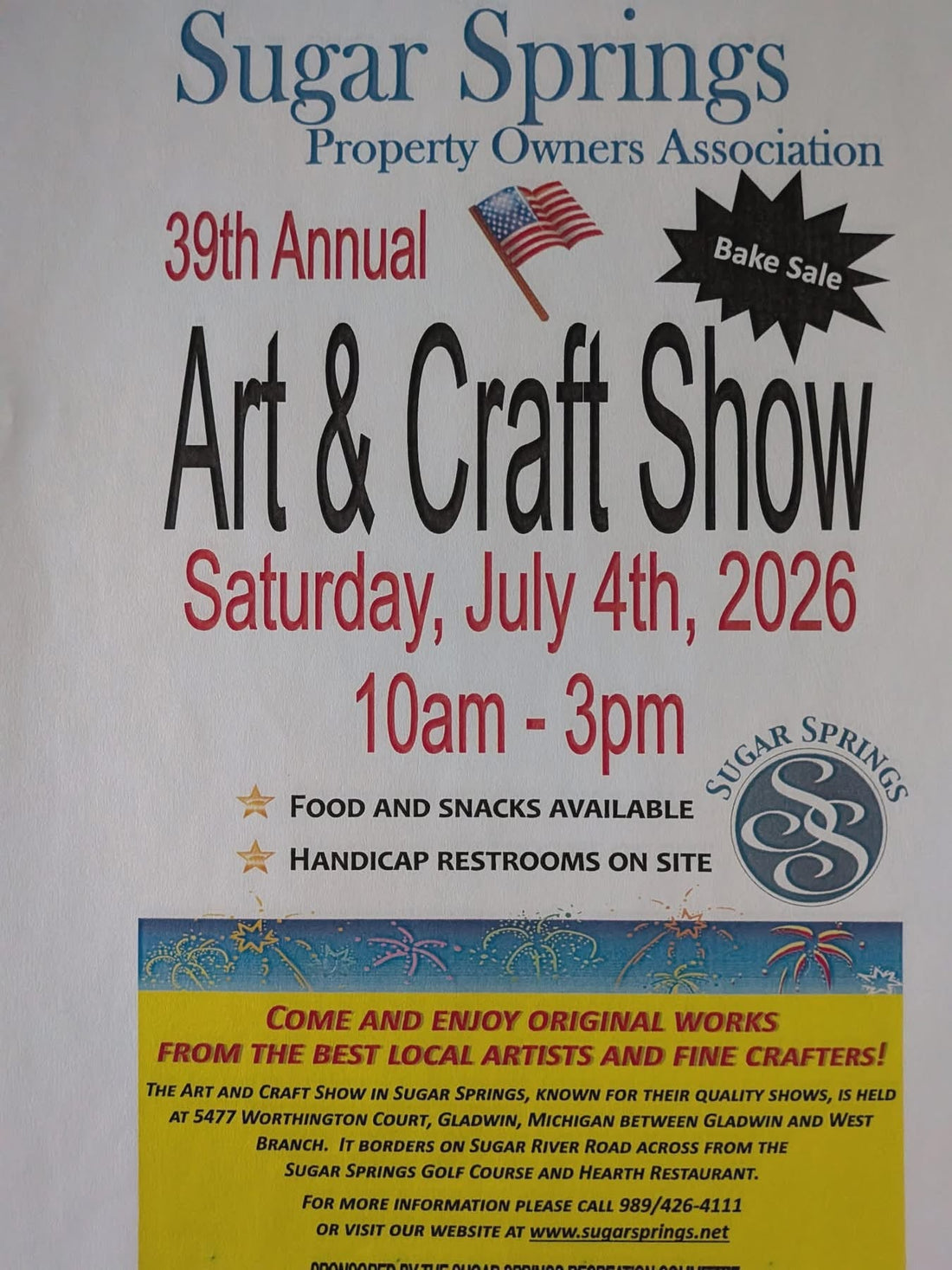 Our Next Craft Fair - Come See us!