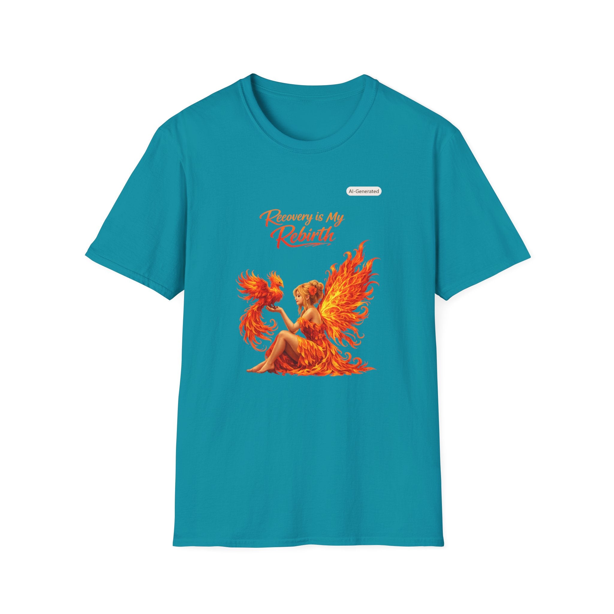 Recovery Is My Rebirth Phoenix T-Shirt — Inspirational Addiction Recovery Tee