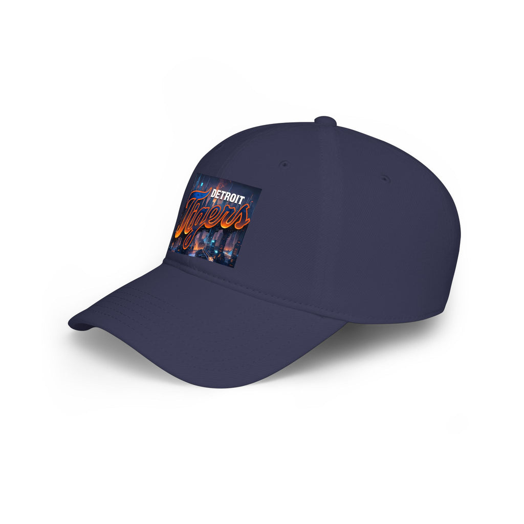 Detroit Tigers Low Profile Baseball Cap — Retro City Script Logo