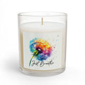 Just Breathe Floral Candle — 11oz Glass Aromatherapy Candle
