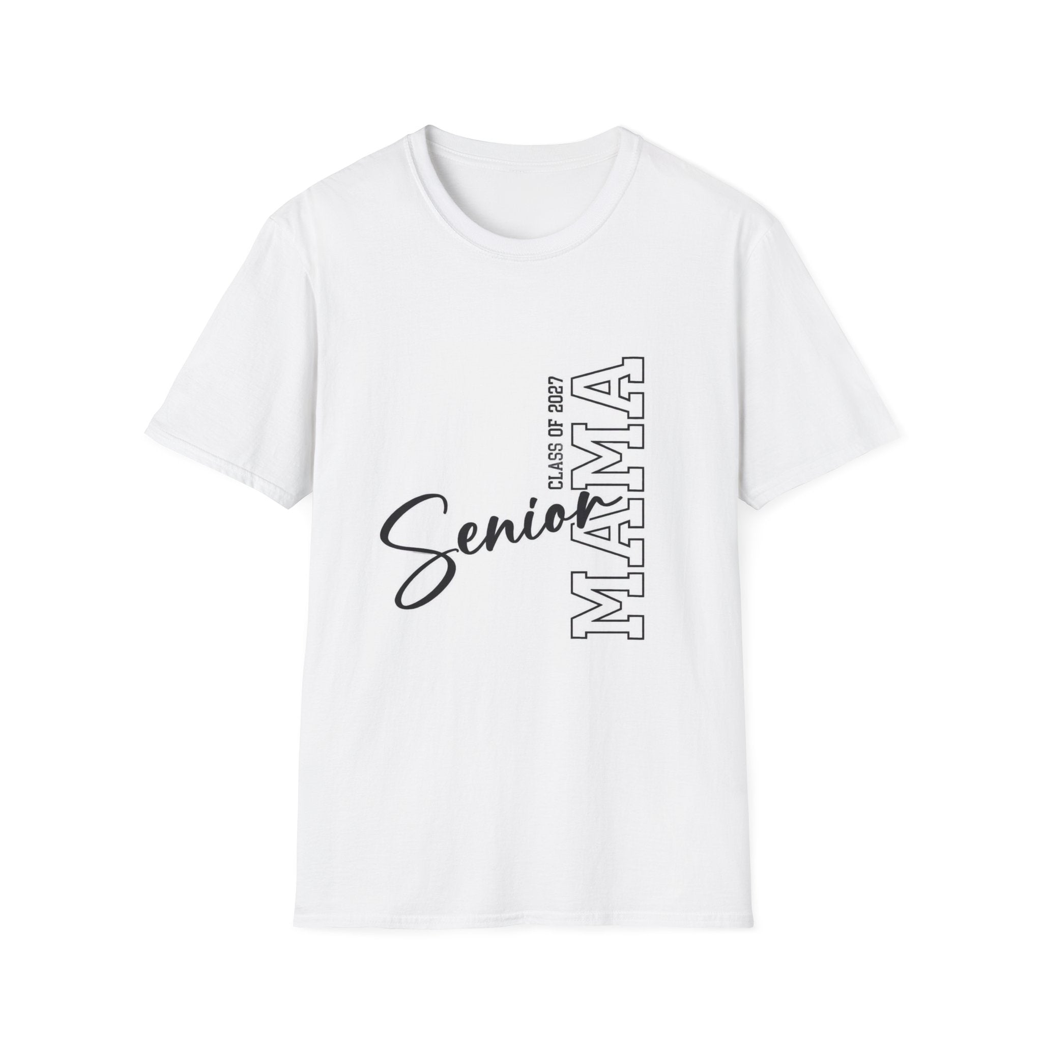 Senior Mama T-Shirt — Class of 2027 Mom Tee