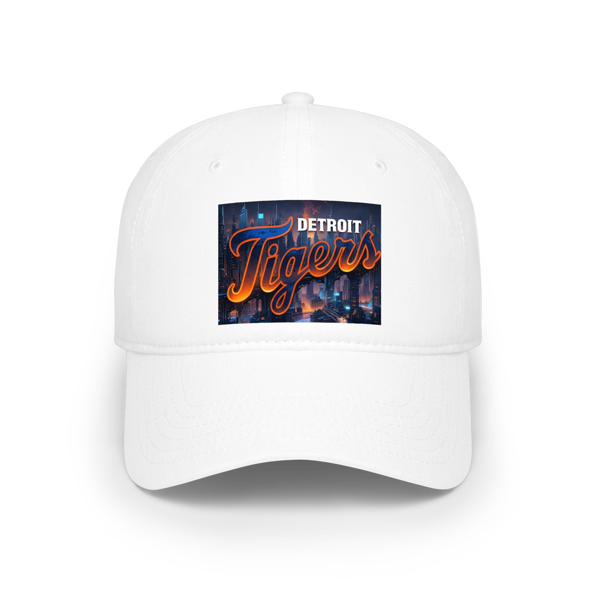 Detroit Tigers Low Profile Baseball Cap — Retro City Script Logo