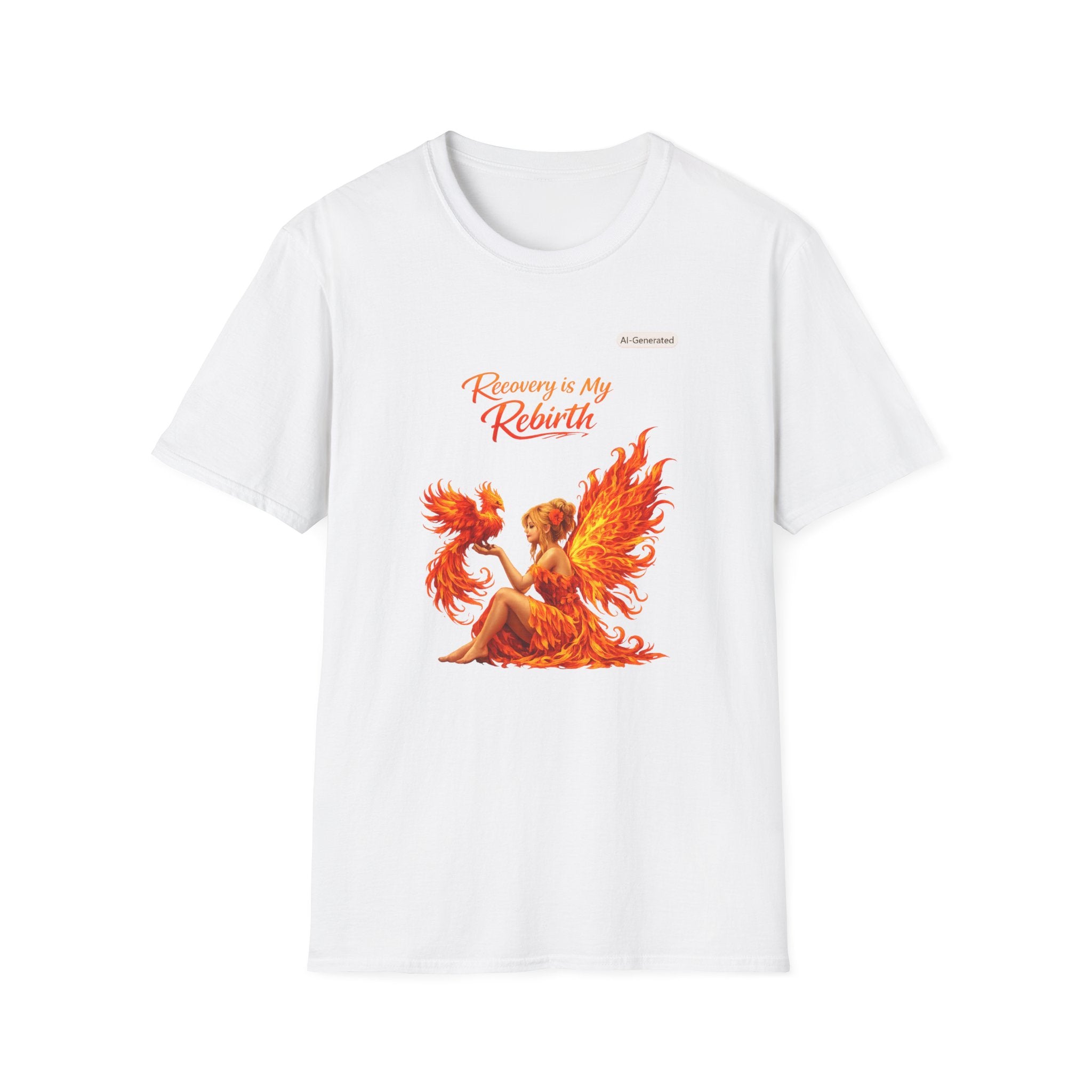 Recovery Is My Rebirth Phoenix T-Shirt — Inspirational Addiction Recovery Tee