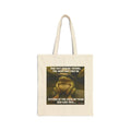 Frog Meme Canvas Tote — "One Day You're Young" Funny Reusable Bag