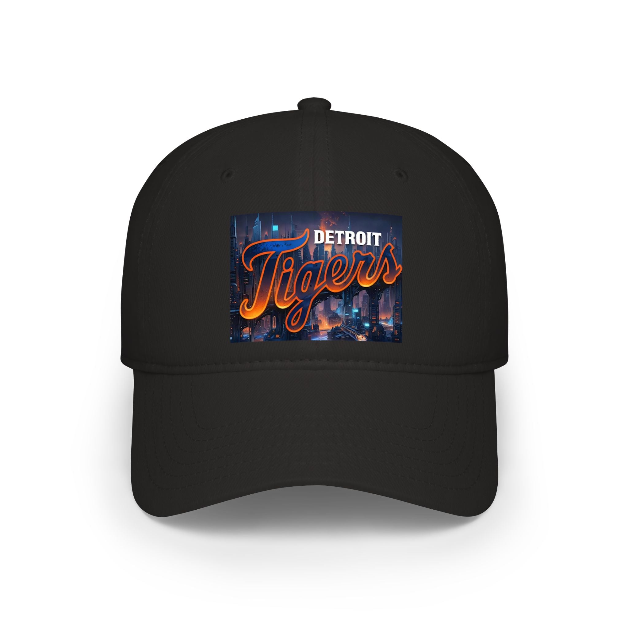 Detroit Tigers Low Profile Baseball Cap — Retro City Script Logo