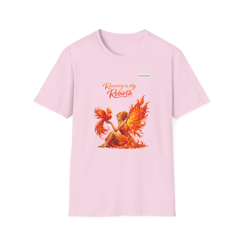 Recovery Is My Rebirth Phoenix T-Shirt — Inspirational Addiction Recovery Tee