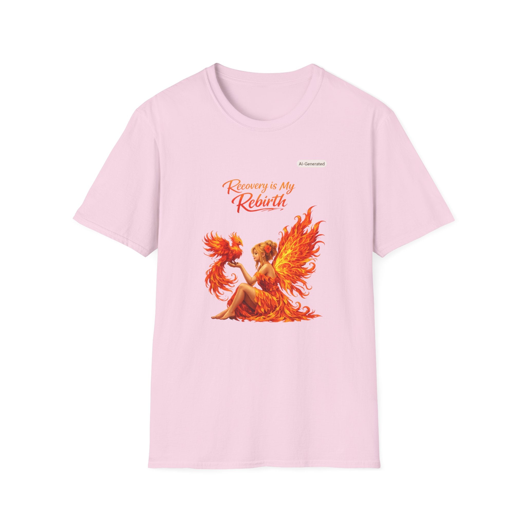 Recovery Is My Rebirth Phoenix T-Shirt — Inspirational Addiction Recovery Tee