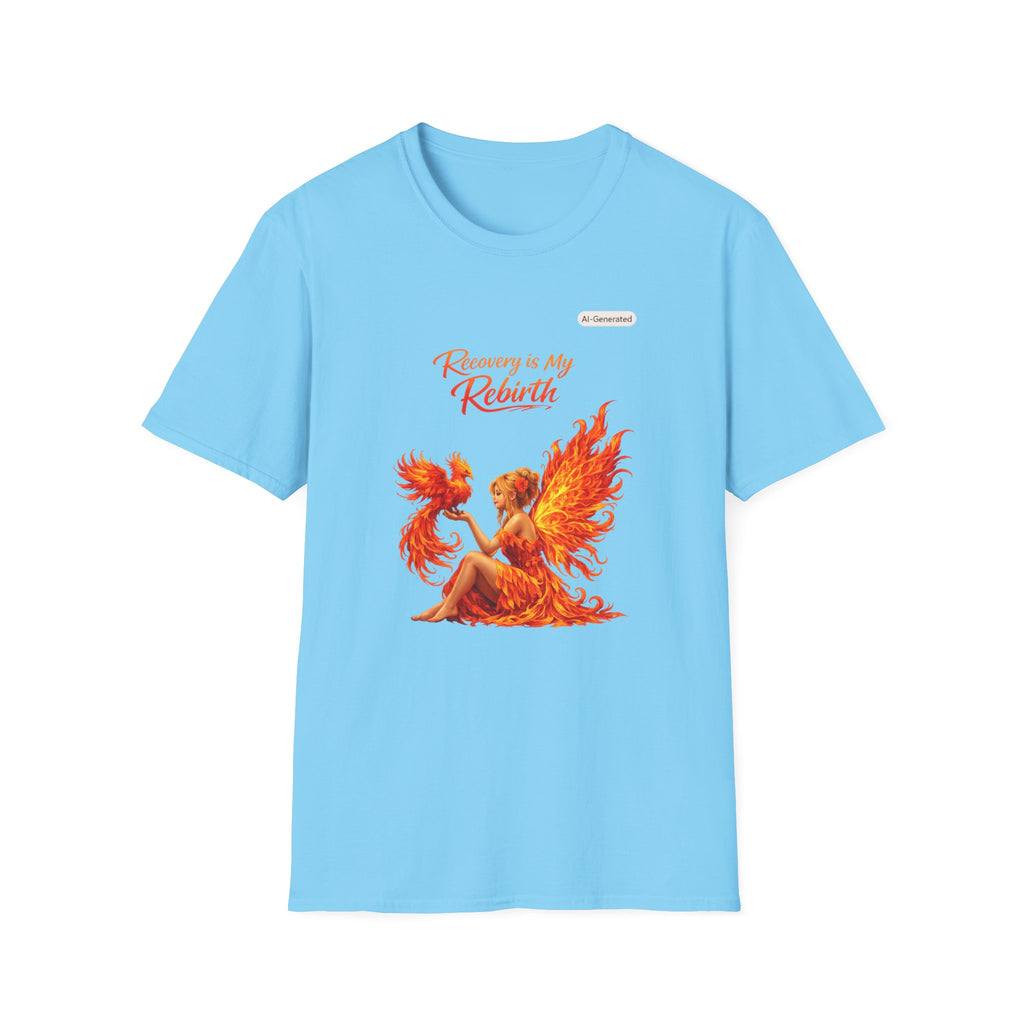 Recovery Is My Rebirth Phoenix T-Shirt — Inspirational Addiction Recovery Tee