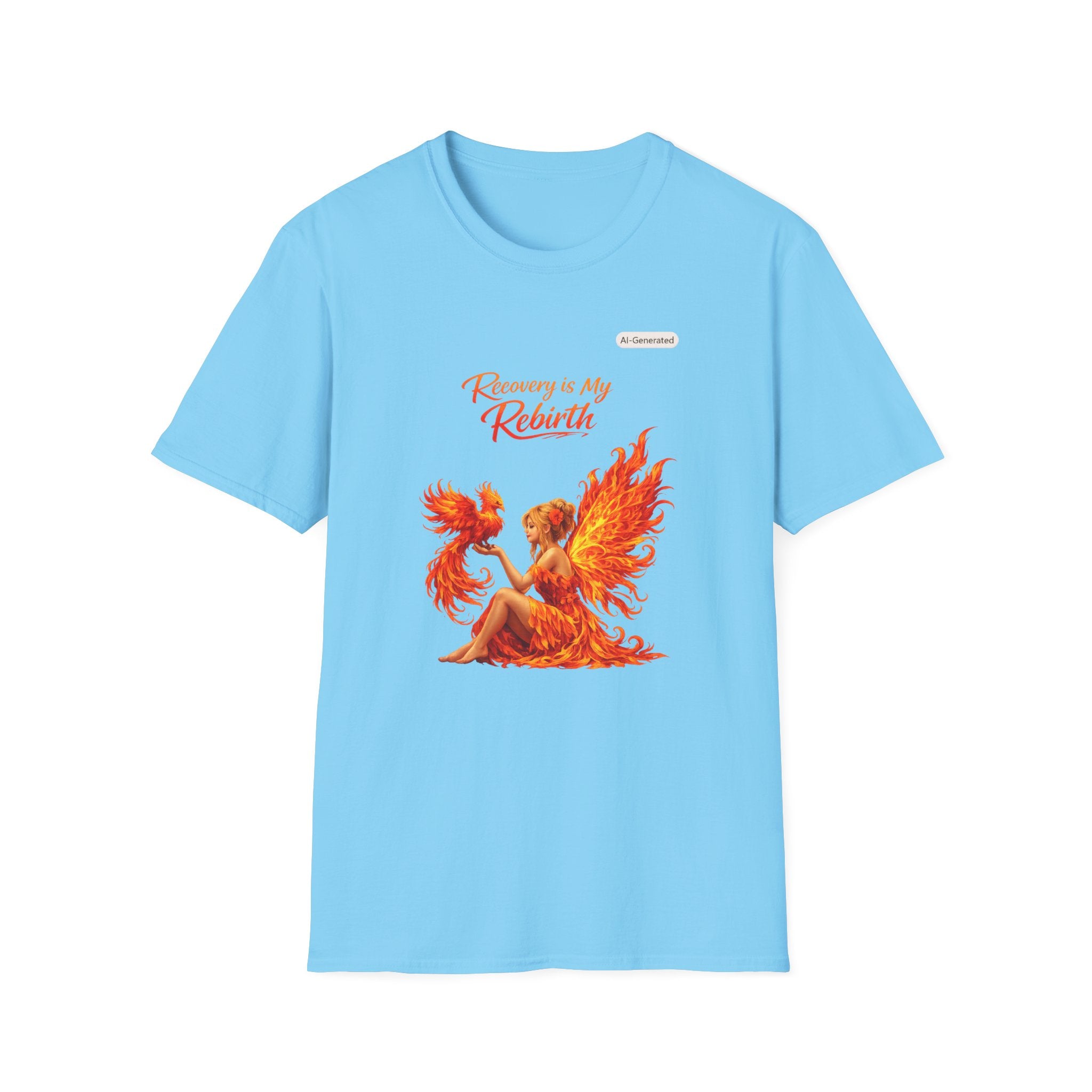 Recovery Is My Rebirth Phoenix T-Shirt — Inspirational Addiction Recovery Tee