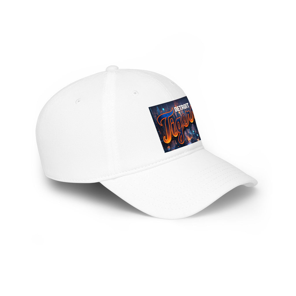 Detroit Tigers Low Profile Baseball Cap — Retro City Script Logo