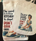 Towel and Hot Pad - A Clean Kitchen