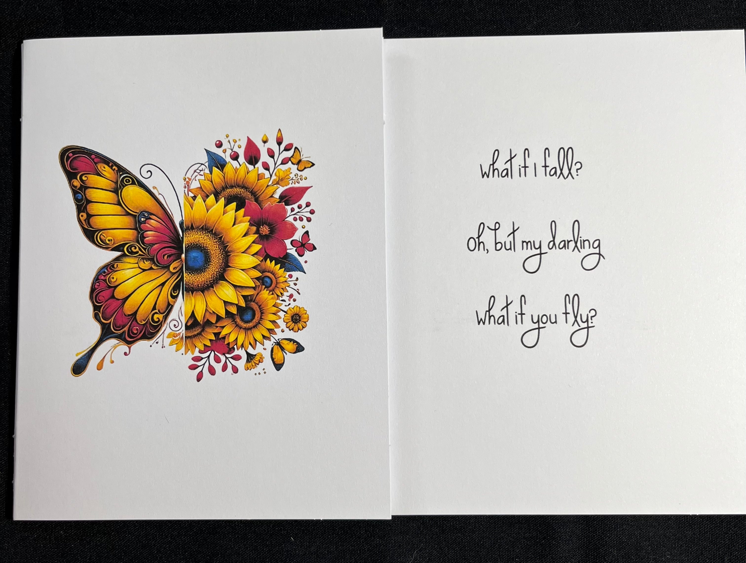 What If You Fly - Recovery related greeting card gift