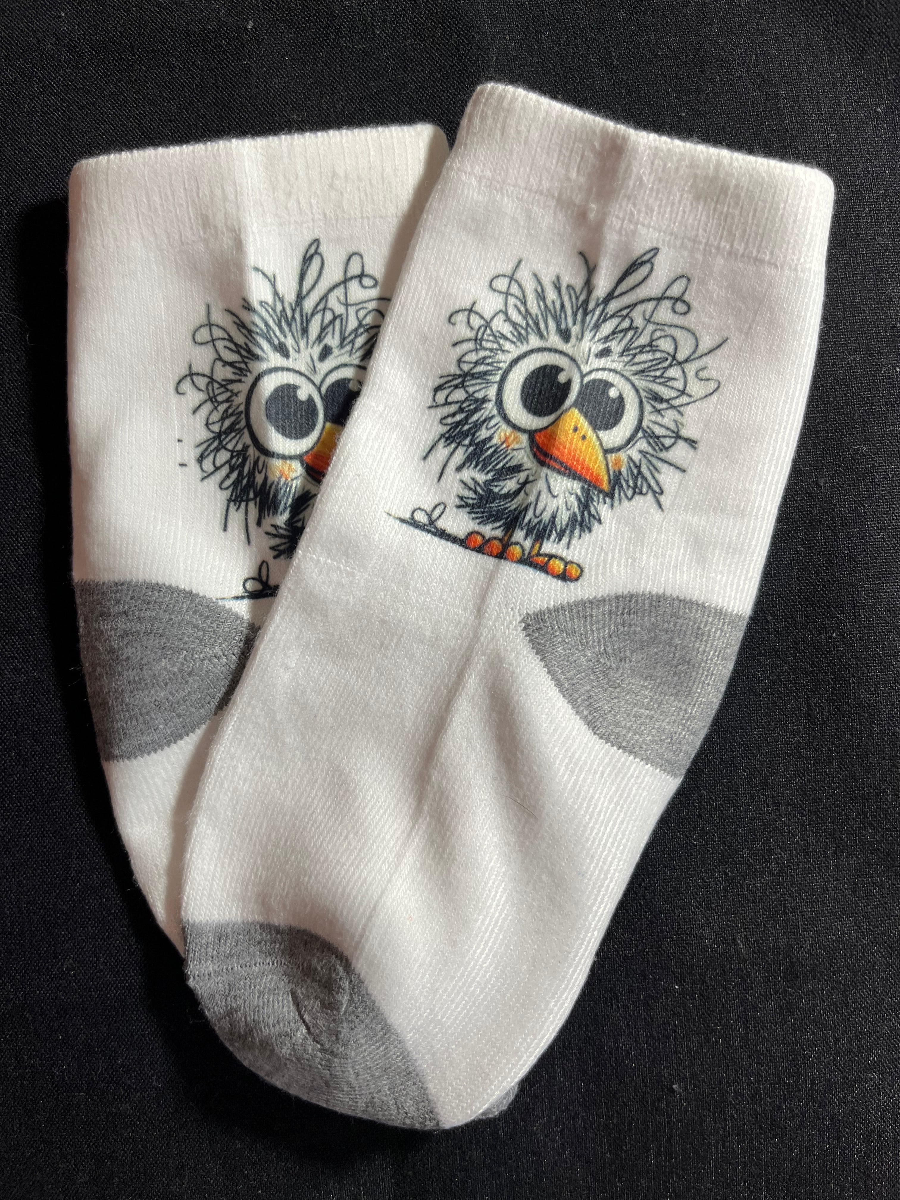 Childrens Socks - Crazy Bird