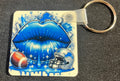Detroit Lions Lips Key Chain
