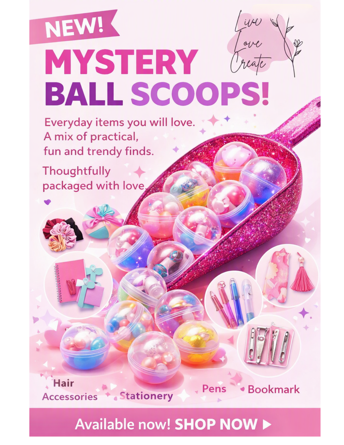 MYSTERY BALL SCOOPS ONLY $20 per scoop (9-12 items per scoop, or more!)